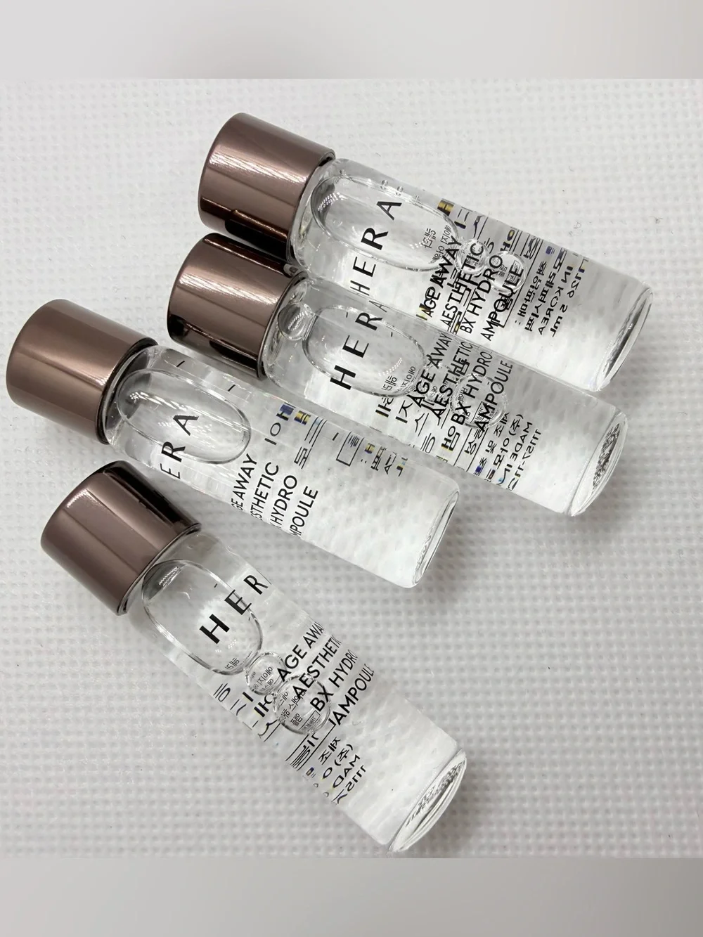 HERA Age Away Aesthetic Hydro Ampoule Travel Samples Lot of 4 (5ml x 4)